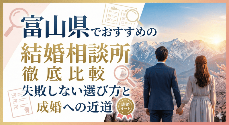 富山県でおすすめの結婚相談所徹底比較｜失敗しない選び方と成婚への近道